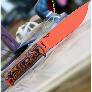 Couteau ESEE Esse-6 Orange Manche Orange/Black G10 Acier Carbone 1095 Etui USA ES6POR006 - Livraison Gratuite