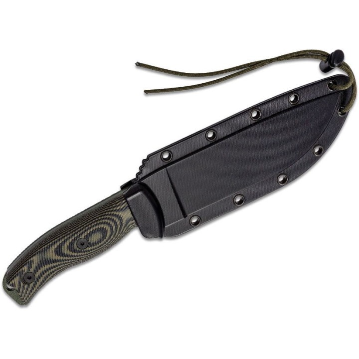 Couteau ESEE Esee-6 OD Green Manche OD Green G10 Acier Carbone 1095 Etui USA ES6POD003 - Livraison Gratuite