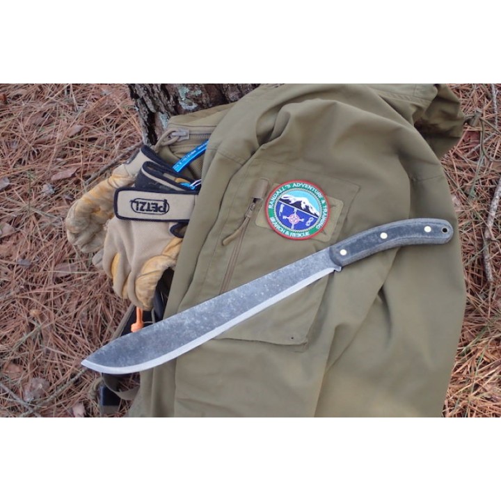 Machette ESEE Expat Darien Machete Acier Carbone 1075 Manche Micarta Etui Canvas El Salvador ESDARIEN - Livraison Gratuite