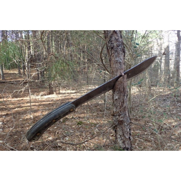 Machette ESEE Expat Darien Machete Acier Carbone 1075 Manche Micarta Etui Canvas El Salvador ESDARIEN - Livraison Gratuite