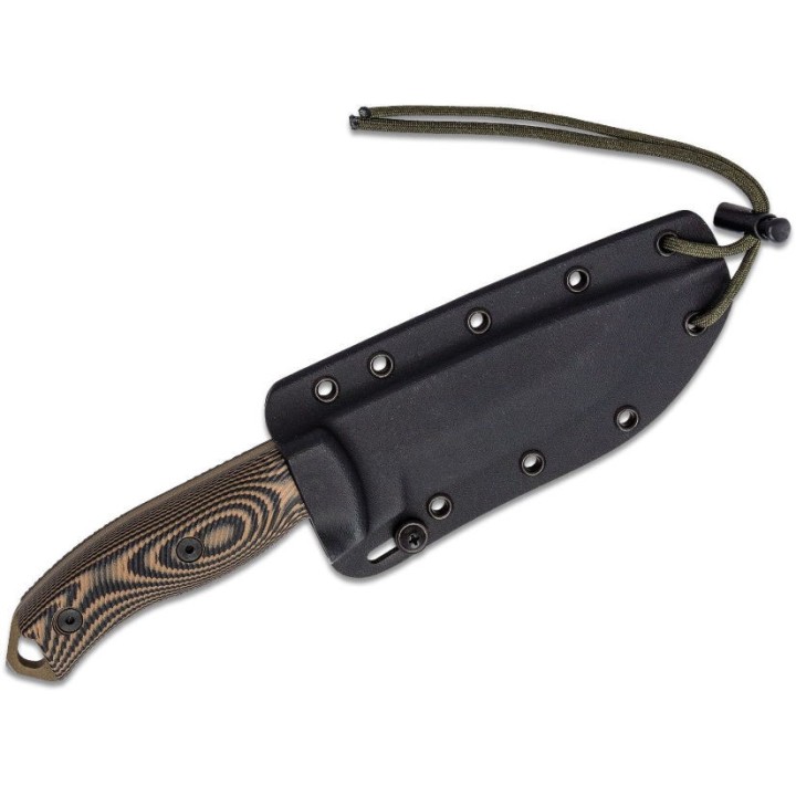Couteau ESEE Esee-5 Dark Earth Manche Coyote Brown/Black G10 Acier Carbone 1095 Etui Kydex USA ES5PDE0005 - Livraison Gratuite