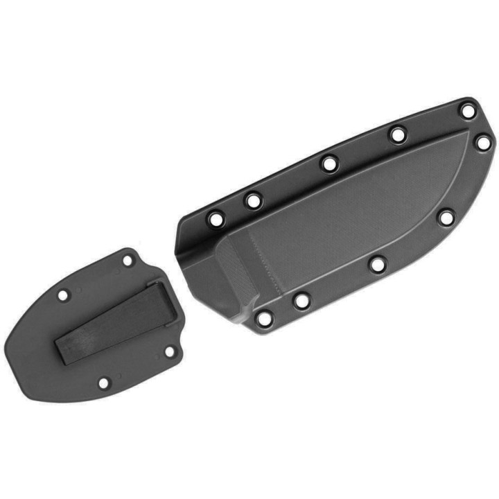 Couteau ESEE Esee-4 Desert Tan Coyote Brown/Black G10 Acier Carbone 1095 Etui Plastic USA ES4PDT005 - Livraison Gratuite