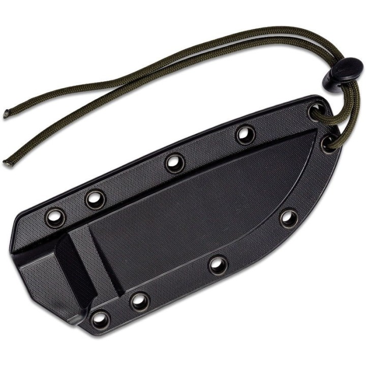 Couteau ESEE Esee-4 Green Micarta Lame Acier Carbone 1095 Etui Plastic USA ES4PB017 - Livraison Gratuite