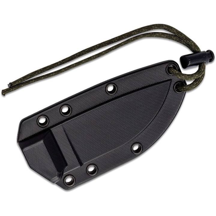 Couteau ESEE Esee-3 Venom Manche Green/Black G10 Acier Carbone 1095 Etui Plastique Made USA ES3PMVG007 - Livraison Gratuite
