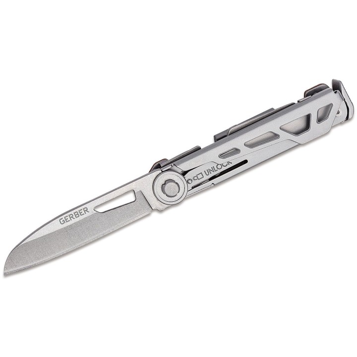 Couteau Gerber Armbar Cork Orange Multi-Function Lame Ciseaux Tire Bouchons Manche Acier G1587 - Livraison Gratuite