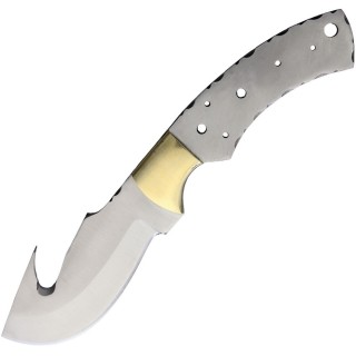 Lot de 2 Lames A Customiser Guthook Lame Acier Inox Garde en Laiton BL138 - Livraison Gratuite