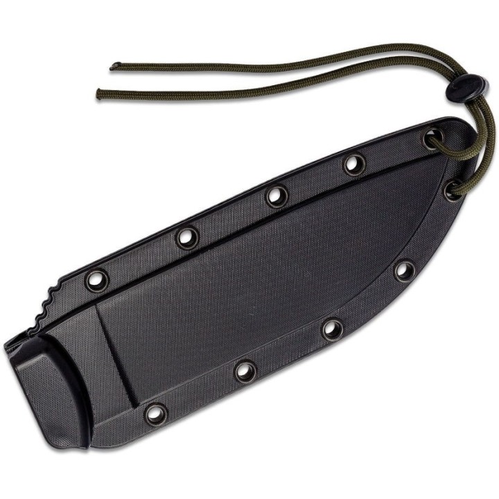 Couteau ESEE Esee-6 Dark Earth Manche Black G10 Acier Carbone 1095 Etui Plastic USA ES6PDE001 - Livraison Gratuite