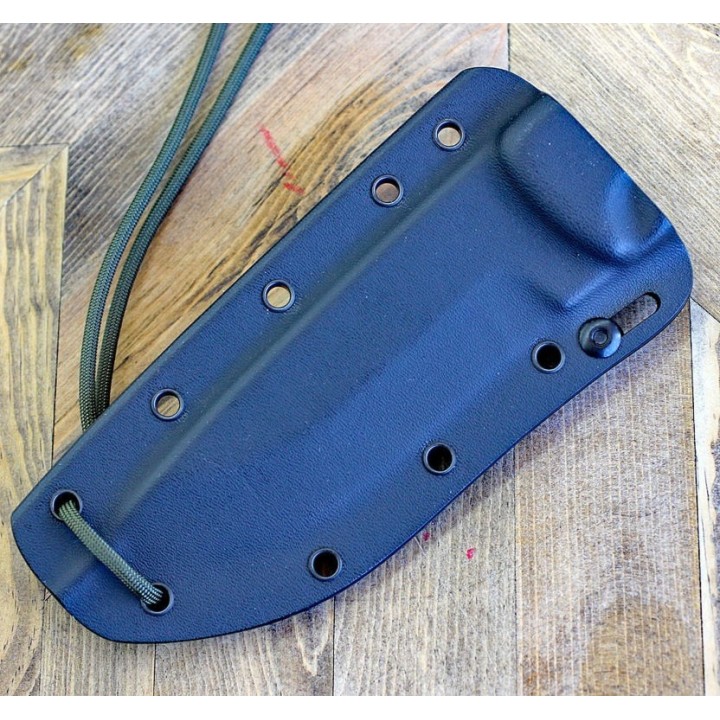 Couteau ESEE Esee-5 OD Venom Green Manche Neon Green G10 Acier Carbone 1095 Etui USA ES5PVG007 - Livraison Gratuite