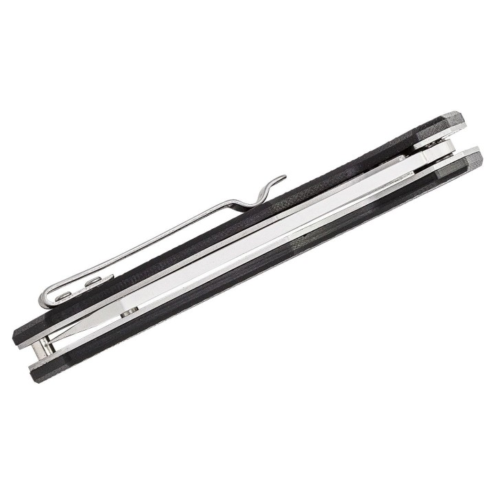 Couteau Smith&Wesson Sideburn Lame Acir 8Cr13MoV Manche G10 Linerlock Clip SW1122568 - Livraison Gratuite