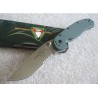 Couteau Ontario RAT-1 Tactical Folding Knife Olive Drab G-10 Handles Acier AUS-8 ON8849OD - Livraison Gratuite