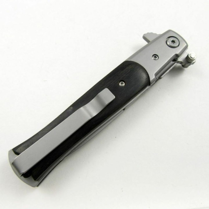 Lot de 2 Couteau Mafia Milano Tac Force A/O Lame Acier Inox Manche Bois Linerlock Clip TF428BW - Livraison Gratuite