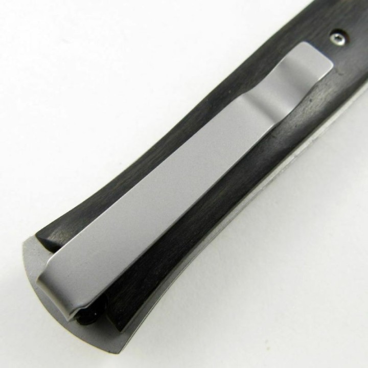 Lot de 2 Couteau Mafia Milano Tac Force A/O Lame Acier Inox Manche Bois Linerlock Clip TF428BW - Livraison Gratuite