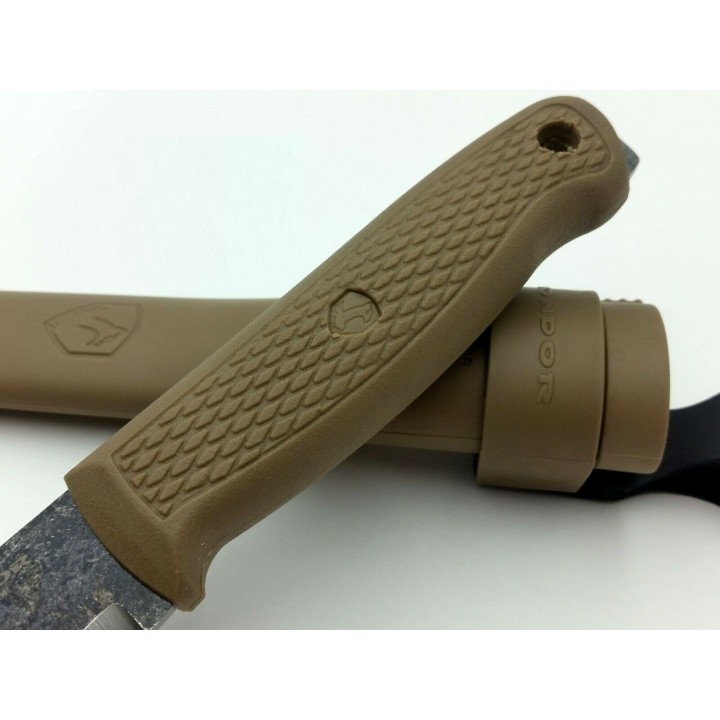 Couteau Condor Terrasaur Acier Carbone 1095 Manche Desert Abs Etui Abs Made El Salvador CTK394441 - Livraison Gratuite