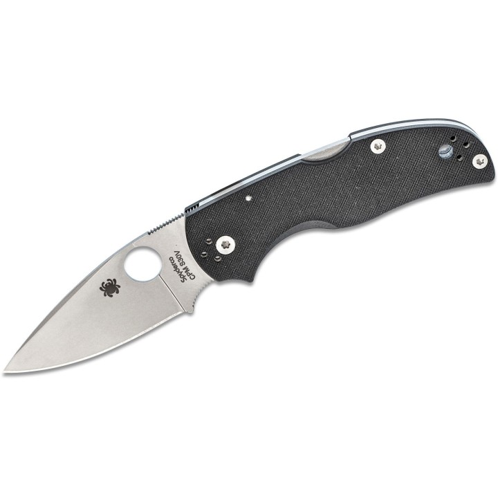 Couteau Spyderco Native 5 Lame Acier CPM-S35VN Manche G-10 Made In USA SC41GP5 - Livraison Gratuite