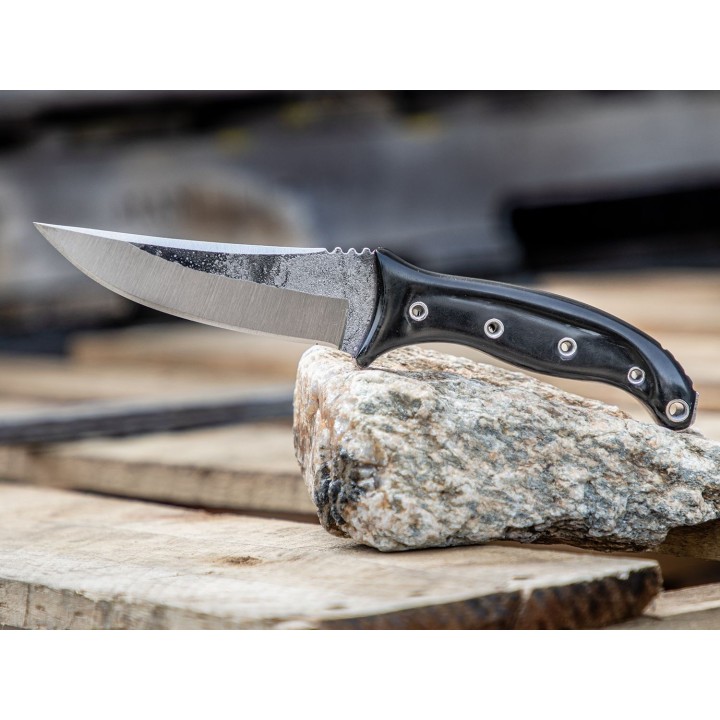 Couteau Condor Pandur Knife Acier Carbone 1075 Manche Micarta Etui Kydex Made El Salvador CTK1818452HC - Livraison Gratuite