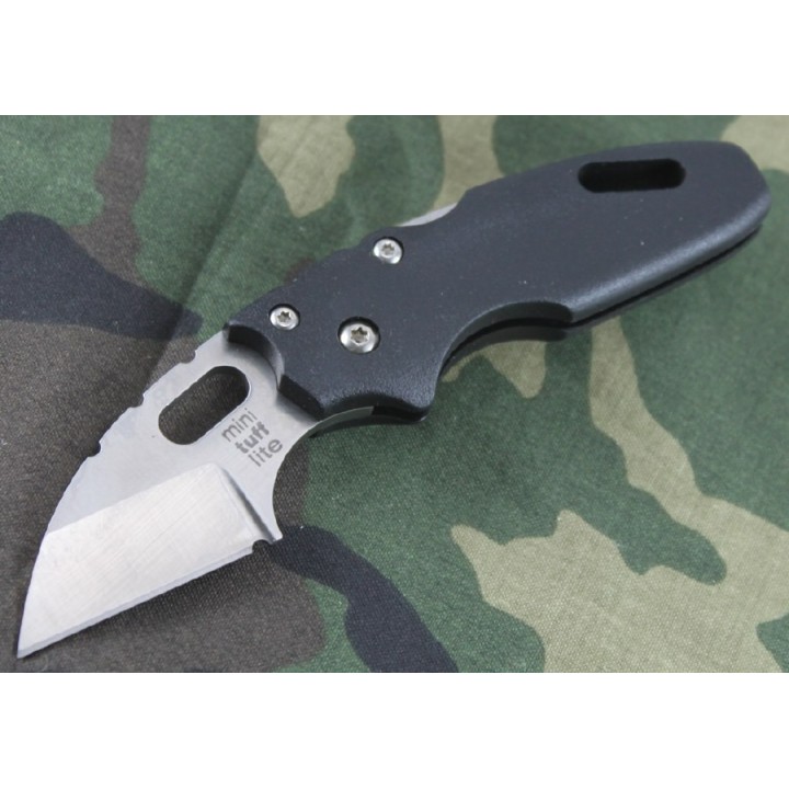 CS20MT Cold Steel Mini Tuff Lite Tri-Ad Lock Black Griv-Ex handle 4034 Blade - Livraison Gratuite