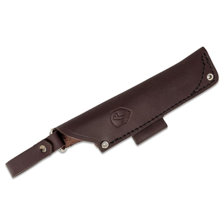 Couteau Condor Bisonte Lame Acier Carbone 1095 Manche Noyer Etui CUir Made El Salvador CTK395447HC - Livraison Gratuite