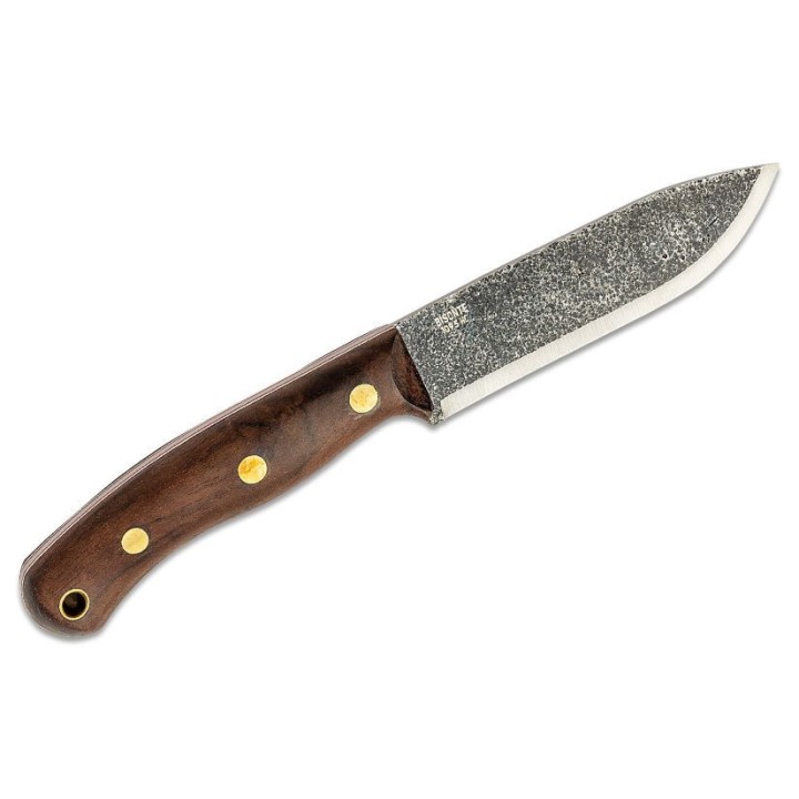Couteau Condor Bisonte Lame Acier Carbone 1095 Manche Noyer Etui CUir Made El Salvador CTK395447HC - Livraison Gratuite