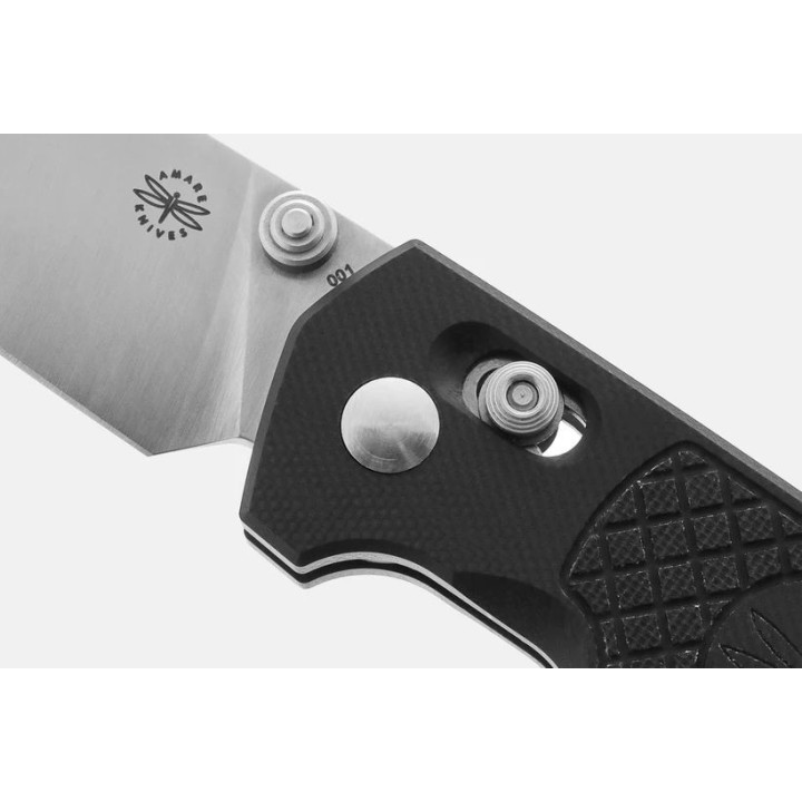 Couteau Amare FieldBro Lame Acier VG-10 Manche Black G-10 Linerlock Clip AMR202004 - Livraison Gratuite