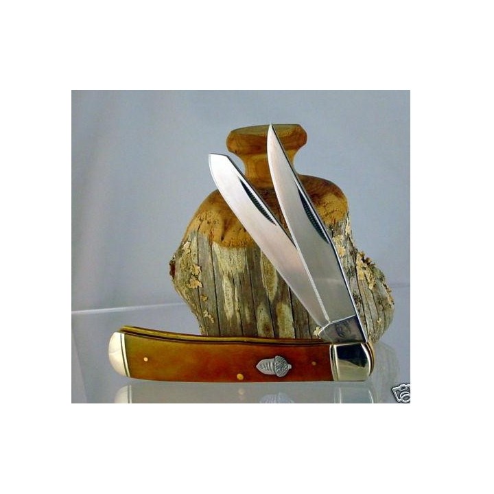 COUTEAU COLLECTION 2 LAMES RR777 Rough Rider Trapper