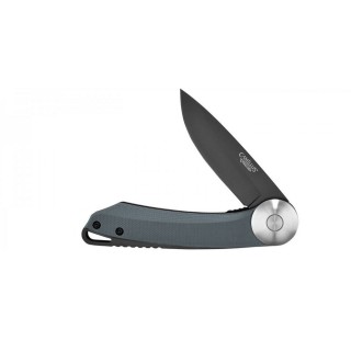 Couteau Camillus Cirque Slate Blue/Gray Lame Acier AUS-8 Manche G10 Linerlock Clip CM19641 - Livraison Gratuite