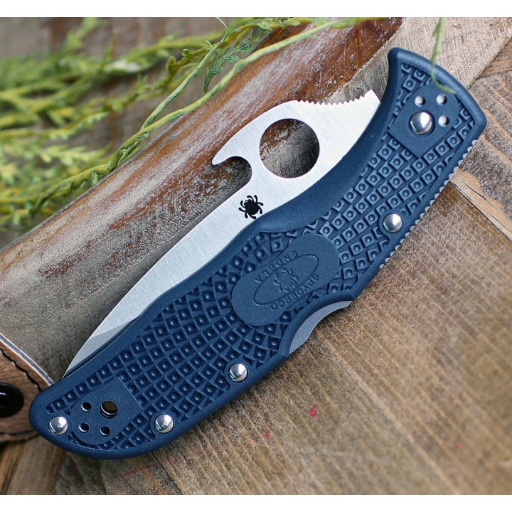 Couteau Spyderco Endela Emerson Opener Lame Acier VG-10 Manche FRN Made Japan SC243PGYW - Livraison Gratuite