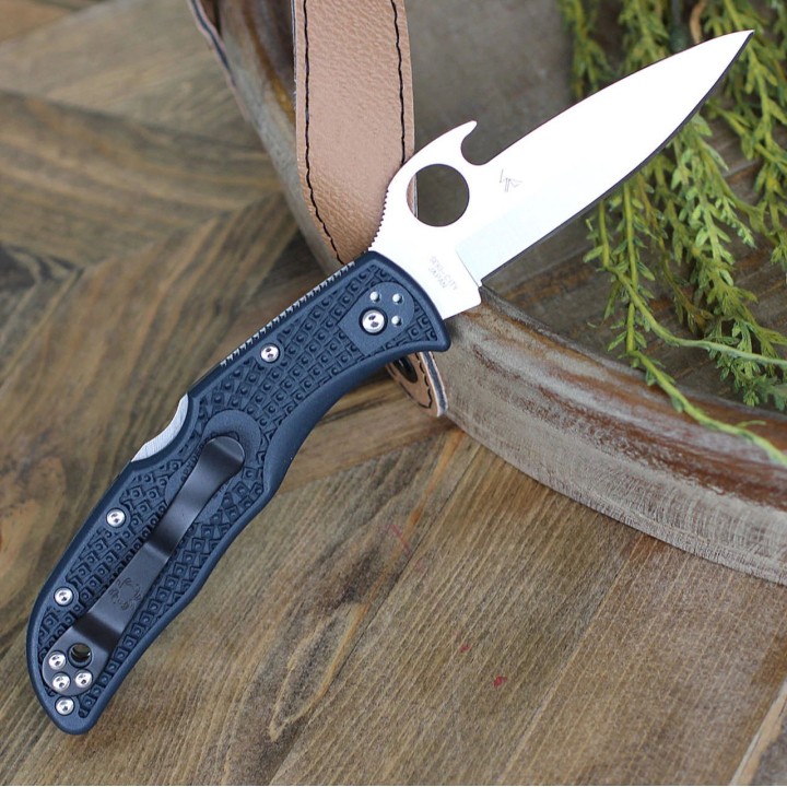 Couteau Spyderco Endela Emerson Opener Lame Acier VG-10 Manche FRN Made Japan SC243PGYW - Livraison Gratuite
