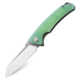 Couteau Bestech Knives Texel Jade Lame Acier D2 Gray/Satin Manche G-10 Linerlock Clip BTKG21B2 - Livraison Gratuite