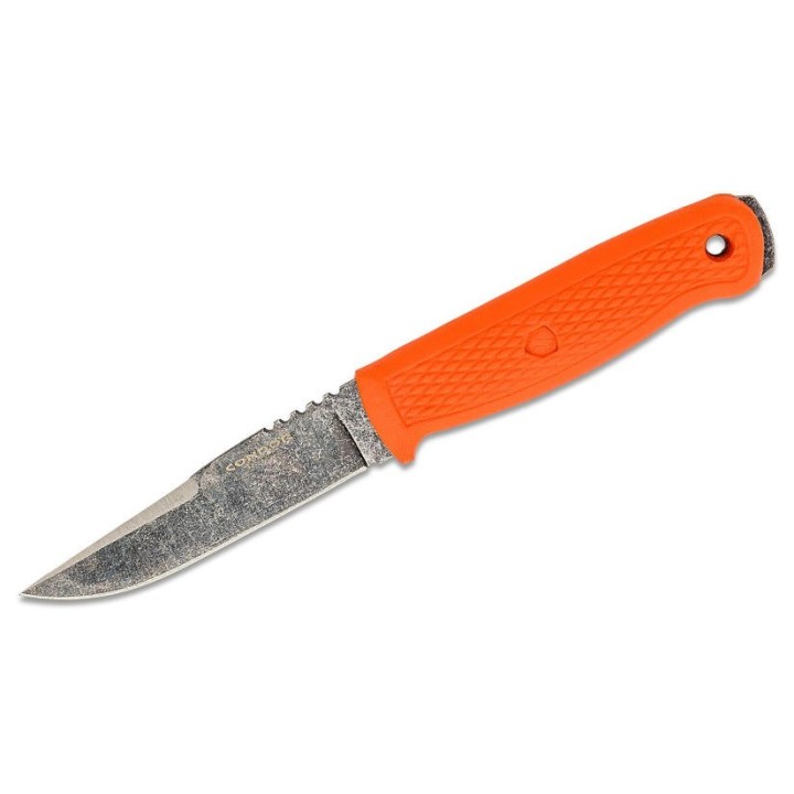 Couteau Condor Bushglider Knife Orange Acier Carbone 1095 Manche & Etui Abs Made El Salvador CTK395142HC - Livraison Gratuite