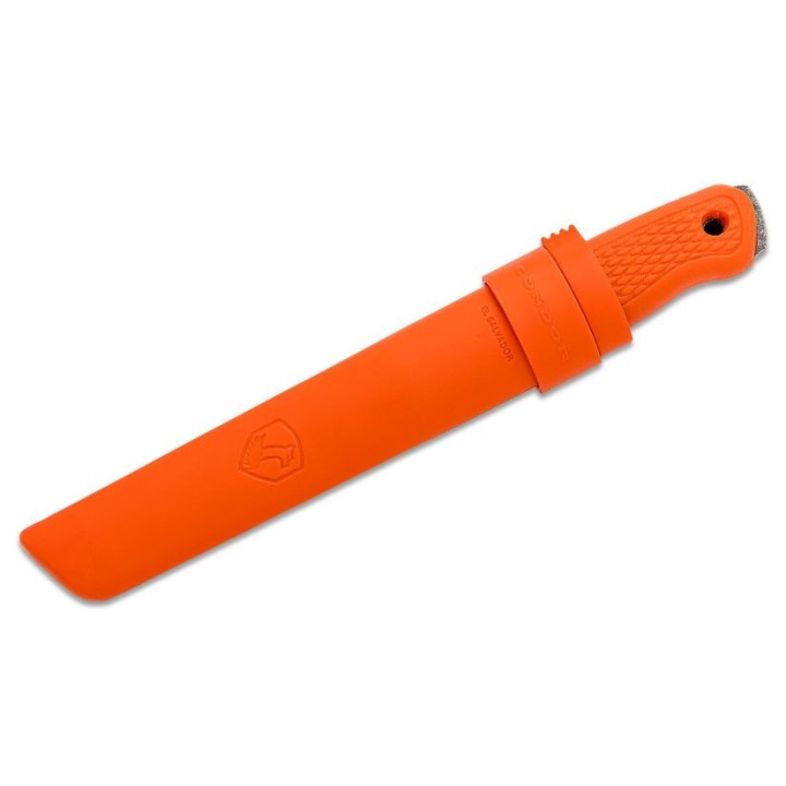 Couteau Condor Bushglider Knife Orange Acier Carbone 1095 Manche & Etui Abs Made El Salvador CTK395142HC - Livraison Gratuite