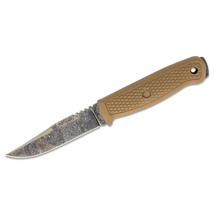 Couteau Condor Bushglider Knife Tan Acier Carbone 1095 Manche & Etui Abs Made El Salvador CTK394842HC - Livraison Gratuite
