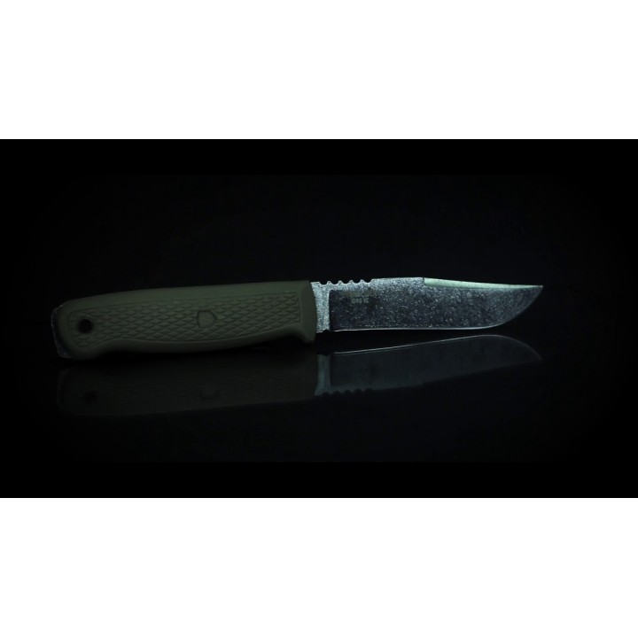 Couteau Condor Bushglider Knife Green Acier Carbone 1095 Manche & Etui Abs Made El Salvador CTK394942HC - Livraison Gratuite