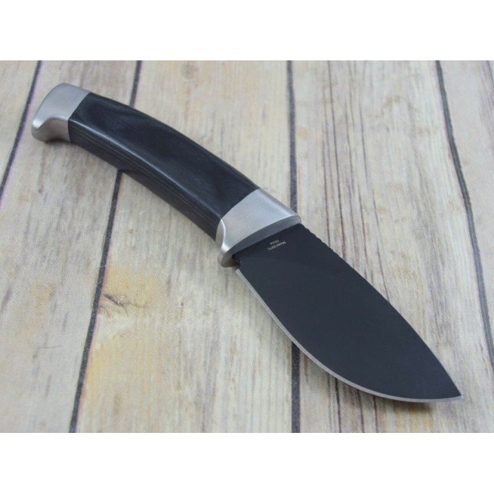 Couteau Browning Black Laminate Skinner Lame Acier Inox Manche Bois Etui Nylon BR0371 - Livraison Gratuite