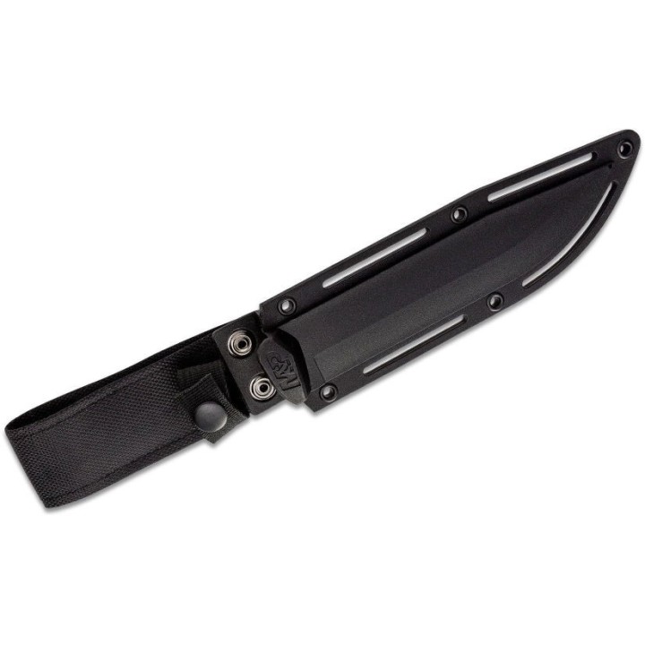 Couteau de Combat Smith&Wesson M&P Specials Ops Lame Acier 8Cr13MoV Manche Abs Etui FRN SW1122584 - Livraison Gratuite