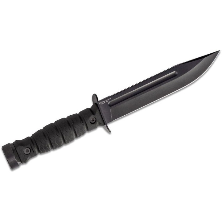 Couteau de Combat Smith&Wesson M&P Specials Ops Lame Acier 8Cr13MoV Manche Abs Etui FRN SW1122584 - Livraison Gratuite