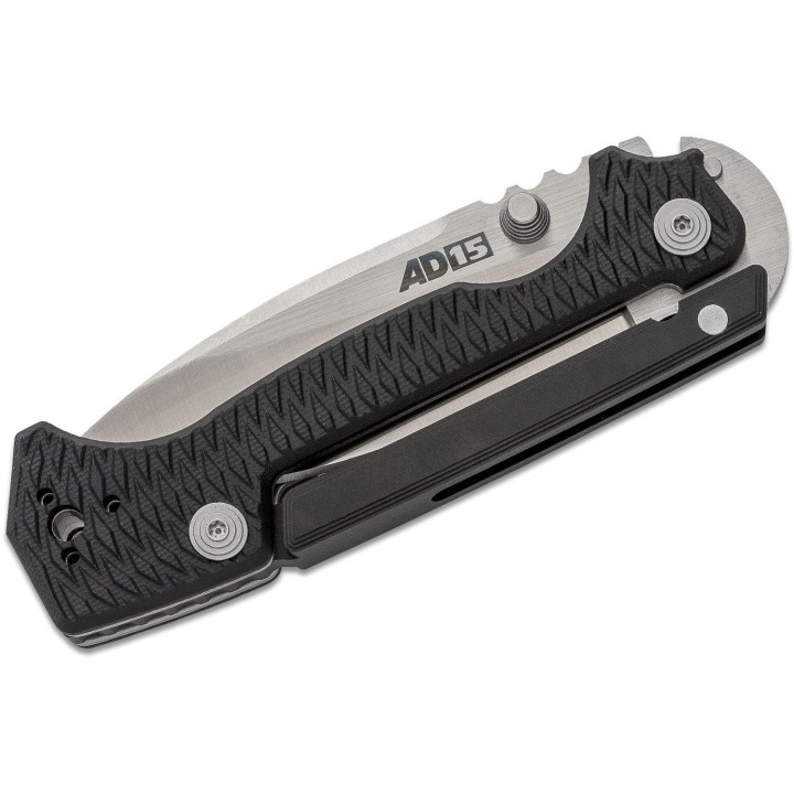 Couteau Cold Steel AD-15 Scorpion Lame Acier S35VN Manche Black G10 Clip CS58SQB - Livraison Gratuite