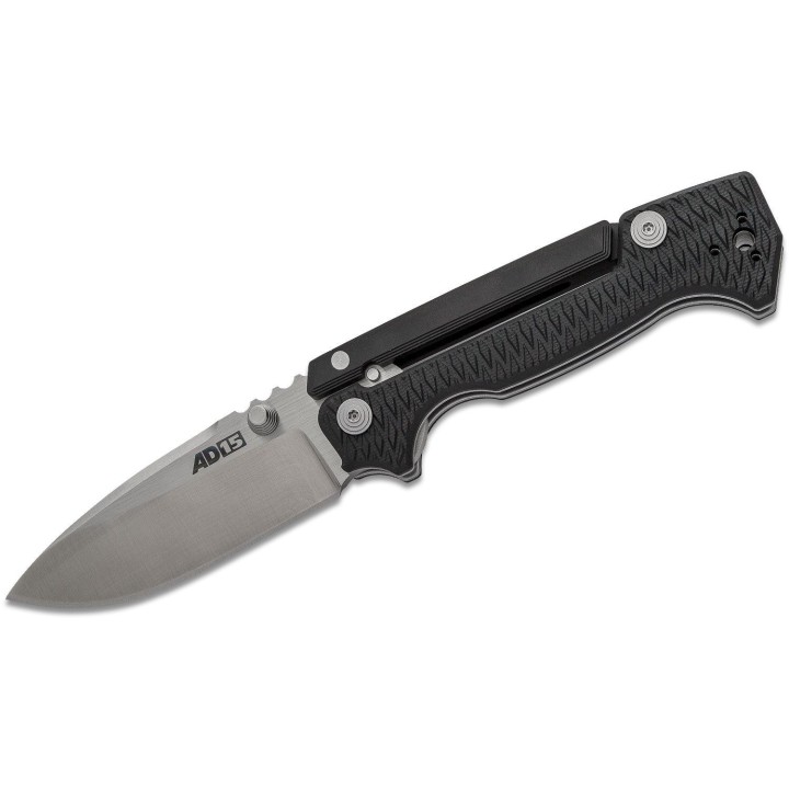 Couteau Cold Steel AD-15 Scorpion Lame Acier S35VN Manche Black G10 Clip CS58SQB - Livraison Gratuite