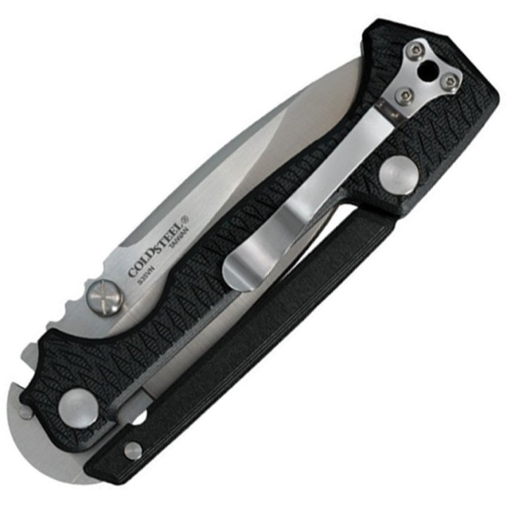 Couteau Cold Steel AD-15 Scorpion Lame Acier S35VN Manche Black G10 Clip CS58SQB - Livraison Gratuite