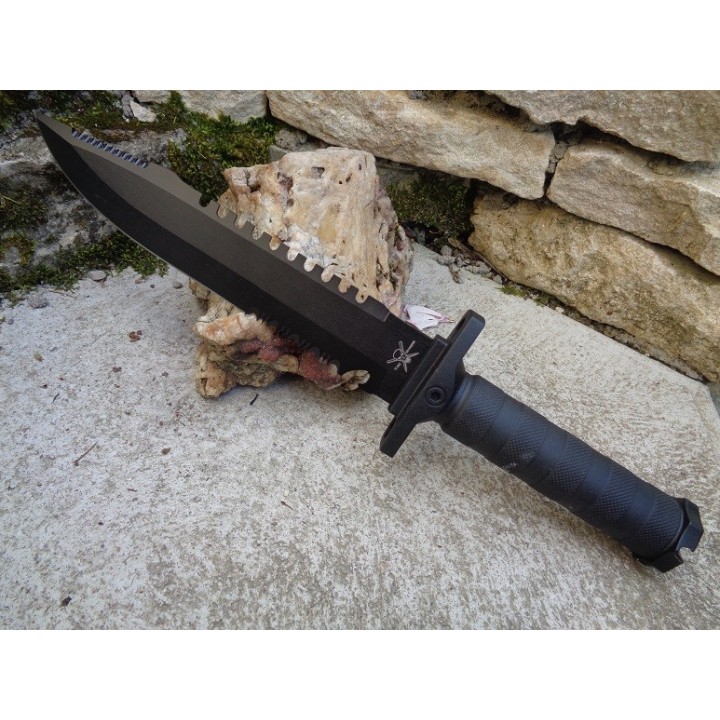 Couteau de Combat Frost Cutlery Xtreme Lame Acier 3Cr13 Manche Abs Etui Plastique Rigide FTX42BG - Livraison Gratuite