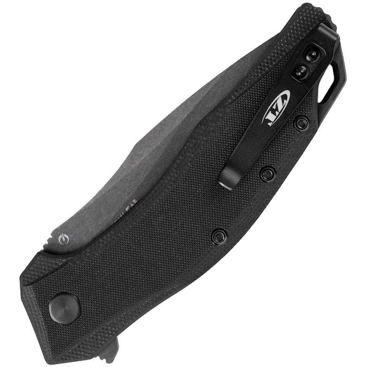 Couteau Zero Tolerance A/O Lame Acier CPM-20CV Manche G10 Linerlock Clip Made USA ZT0357BW - Livraison Gratuite