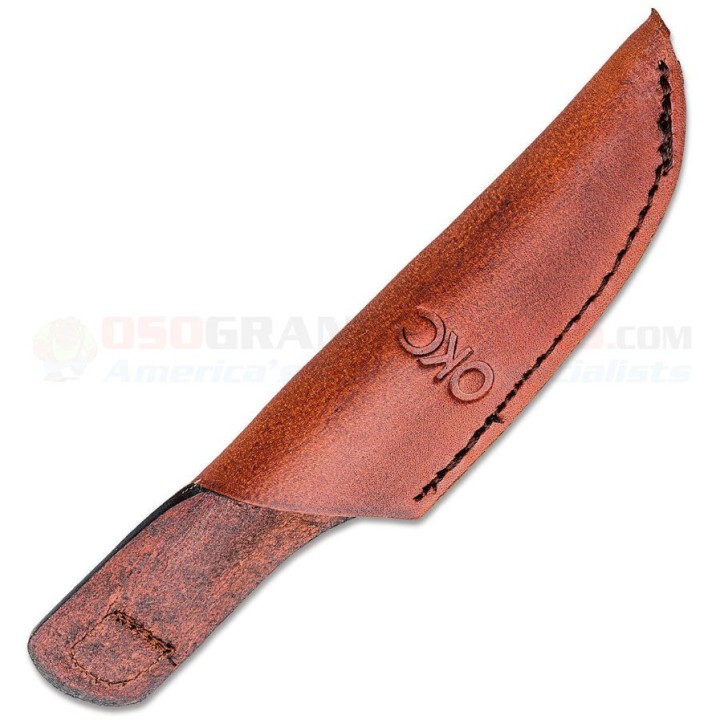 Couteau De Survie Old Hickory Bird and Trout Lame Carbone 1095 Manche Bois Etui Cuir USA OH7027 - Livraison Gratuite