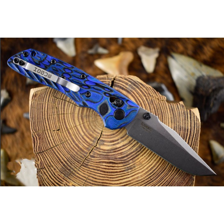 Couteau Hogue Deka ABLE Lock Blue Lame Acier CPM-20CV Manche G10 Clip Made USA HO24273 - Livraison Gratuite