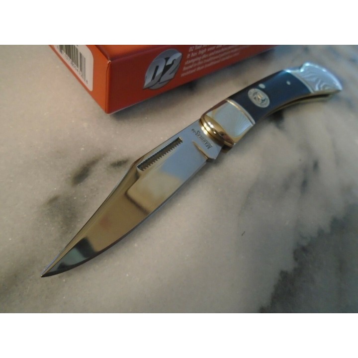 Couteau Marbles Lockback D2 Lame Acier D2 Manche Micarta MR432 - Livraison Gratuite