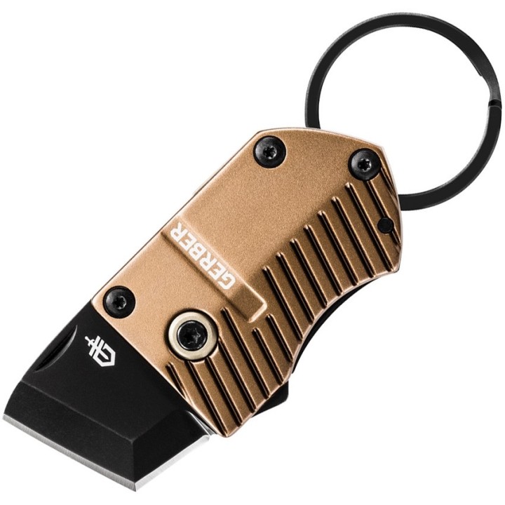 G1692 Gerber Key Note Linerlock Coyote Brown Aluminium 5Cr13MoV - Livraison Gratuite