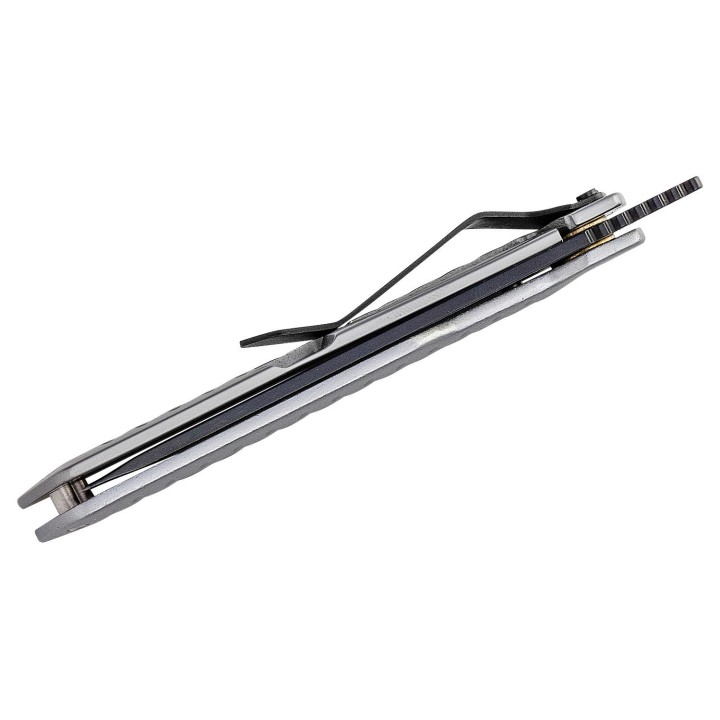 Couteau Gerber Ayako Tanto Silver Lame Acier 7Cr17MoV Manche Aluminium/Acier G1689 - Livraison Gratuite