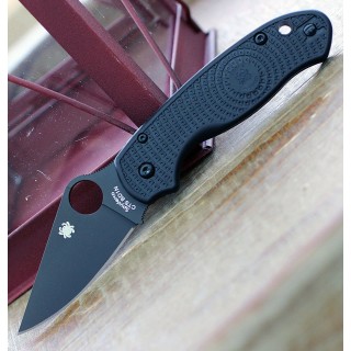Couteau Spyderco Para 3 Compression Lock Manche FRN Lame Black CTS-BD1N Clip Made USA SC223PBBK - Livraison Gratuite
