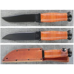 Couteau Ka-Bar Mark 1 US Navy Acier 1095 Carbone Couteau de Combat KABAR Made In USA KA2225 - Livraison Gratuite