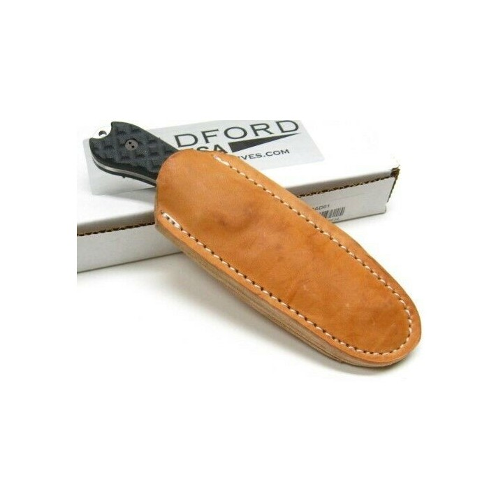 BRAD01 Couteau Bradford Knives Guardian 3 Lame Acier N690 Manche G-10 handles Etui Cuir Made USA - Livraison Gratuite