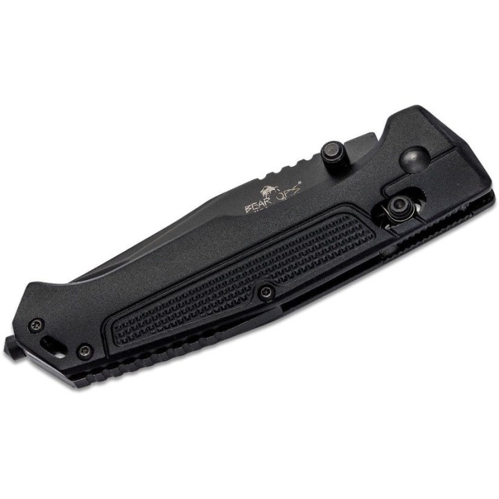 BC550AIBKB Couteau Bear Ops Rancor IV Slide Lock Clip Lame Acier 14C28N Manche Alu Made USA - Livraison Gratuite