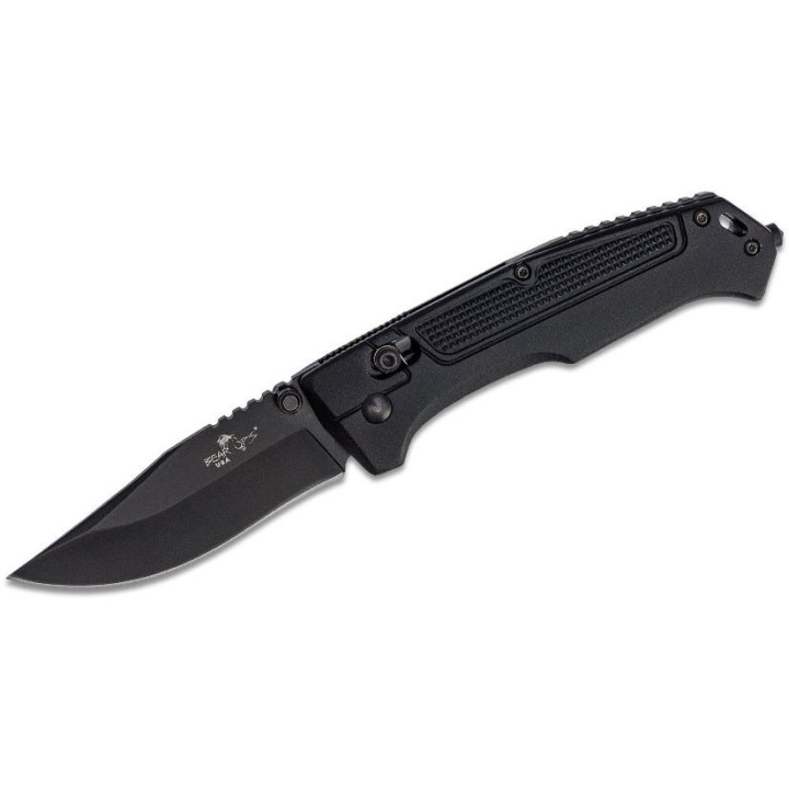 BC550AIBKB Couteau Bear Ops Rancor IV Slide Lock Clip Lame Acier 14C28N Manche Alu Made USA - Livraison Gratuite
